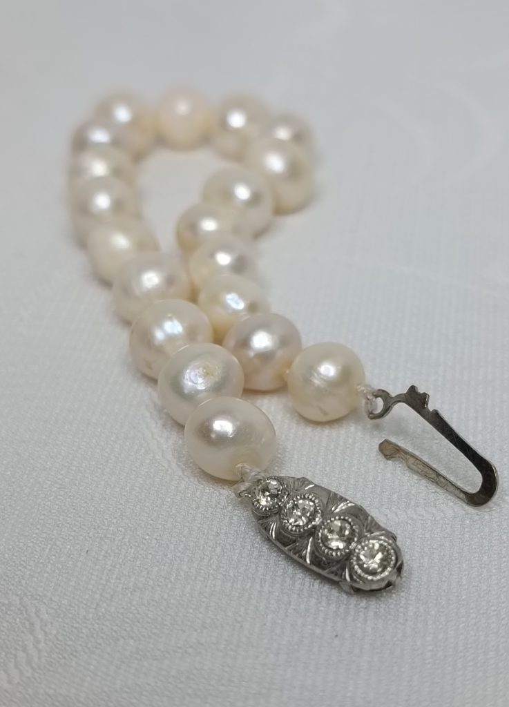 Браслет женский, культивированный жемчуг, 1970 1980гг