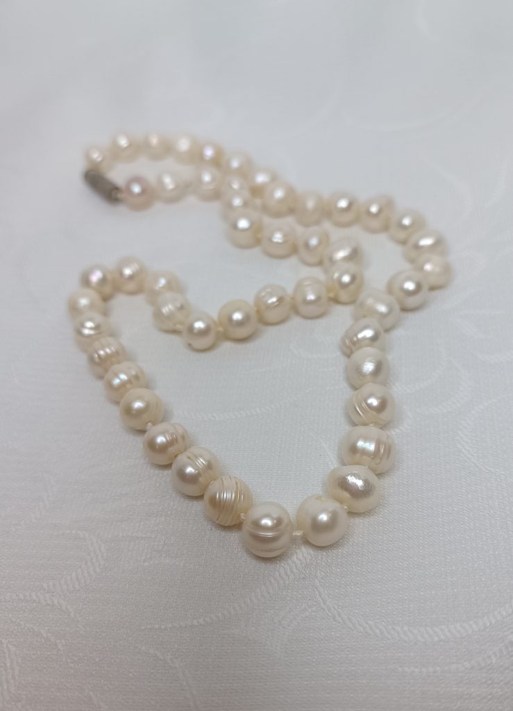Винтажные бусы, натуральный жемчуг