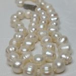 Бусы с застежкой натуральный жемчуг