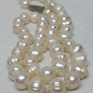 Бусы с застежкой натуральный жемчуг