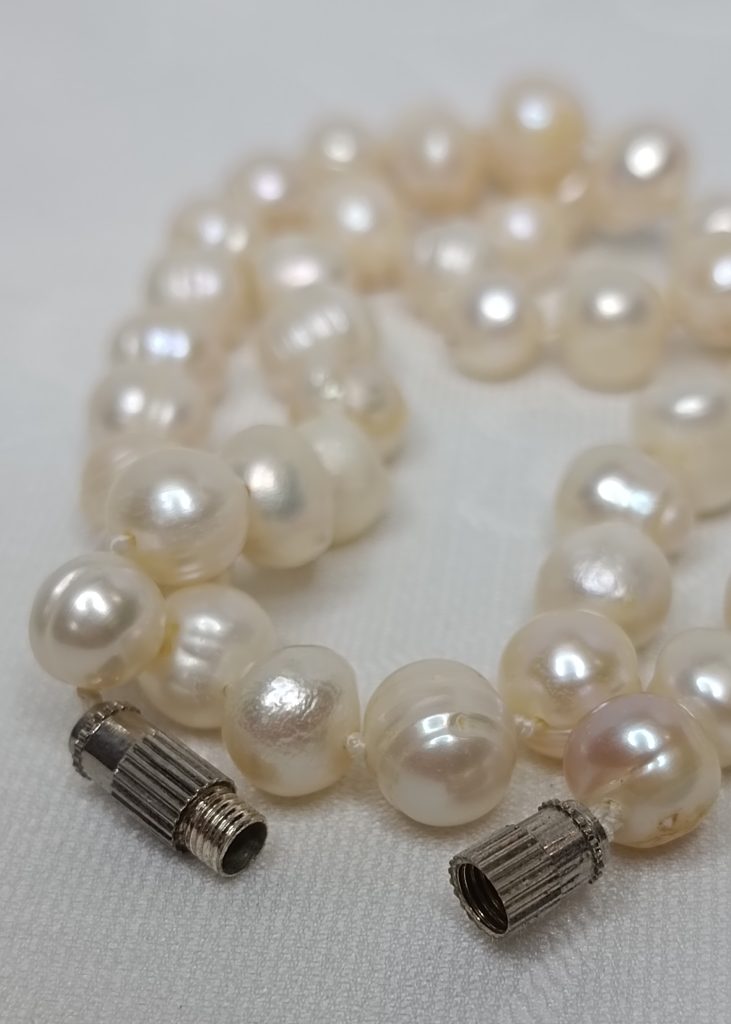 Винтажные бусы, натуральный жемчуг
