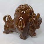 Статуэтка "Зубр", фарфор, роспись, Минский фарфоро фаянсовый завод