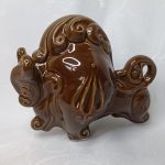 Статуэтка "Зубр", фарфор, роспись, Минский фарфоро фаянсовый завод