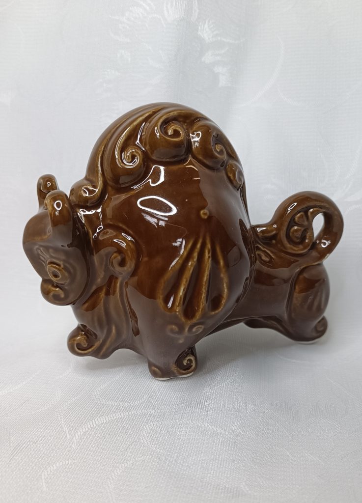 Статуэтка "Зубр", фарфор, роспись, Минский фарфоро фаянсовый завод