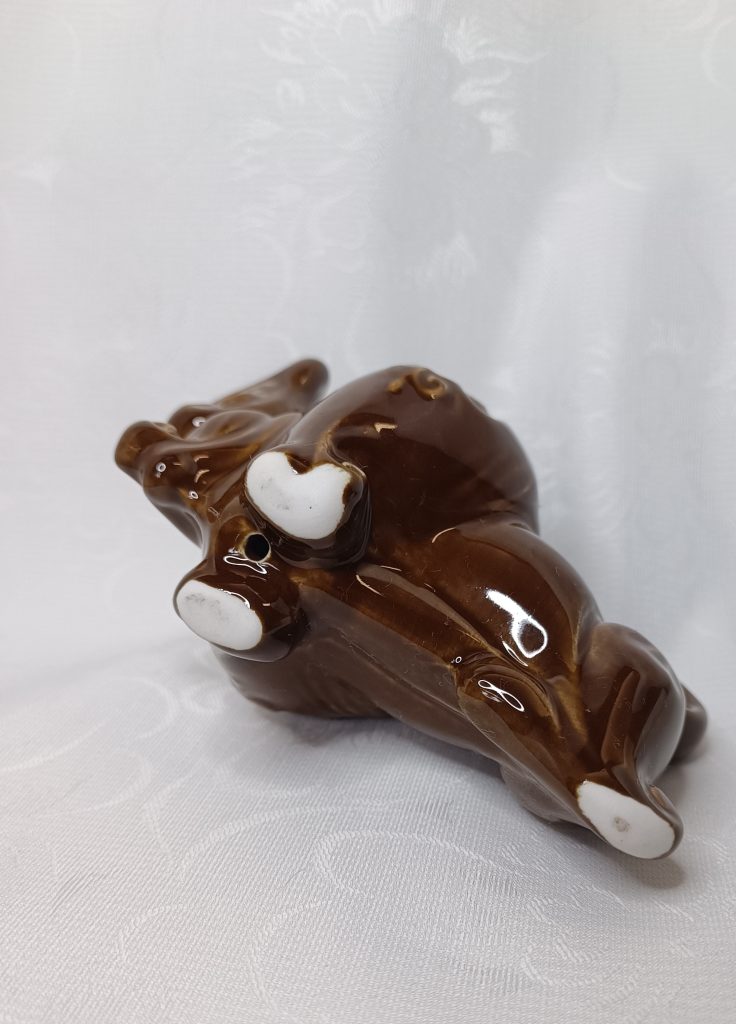 Статуэтка "Зубр", фарфор, роспись, Минский фарфоро фаянсовый завод