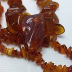 Винтажные бусы из натурального янтаря