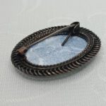 Брошь, скань, финифть, мельхиор, СССР, 1970 1990гг.