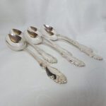 Набор столовых ложек "Серебряная роза", Кольчугинский завод цветных металлов, СССР, 1962 1990гг.