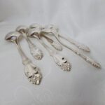 Набор столовых ложек "Серебряная роза", Кольчугинский завод цветных металлов, СССР, 1962 1990гг.