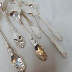 Набор столовых ложек "Серебряная роза", Кольчугинский завод цветных металлов, СССР, 1962 1990гг.