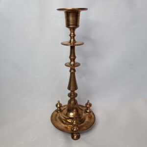 Подсвечник медный, дореволюционная форма