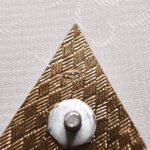 Знак ромб за окончание гуманитарного ВУЗа, алюминий, эмаль, винт, ЛМД