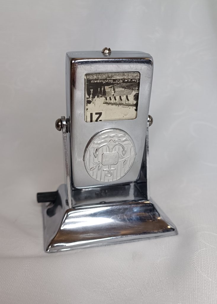 Календарь настольный перекидной (вечный) с видами Одессы, металл, СССР, 1967г