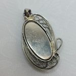 Подвеска, скань, финифть, мельхиор, СССР, 1970 1990гг