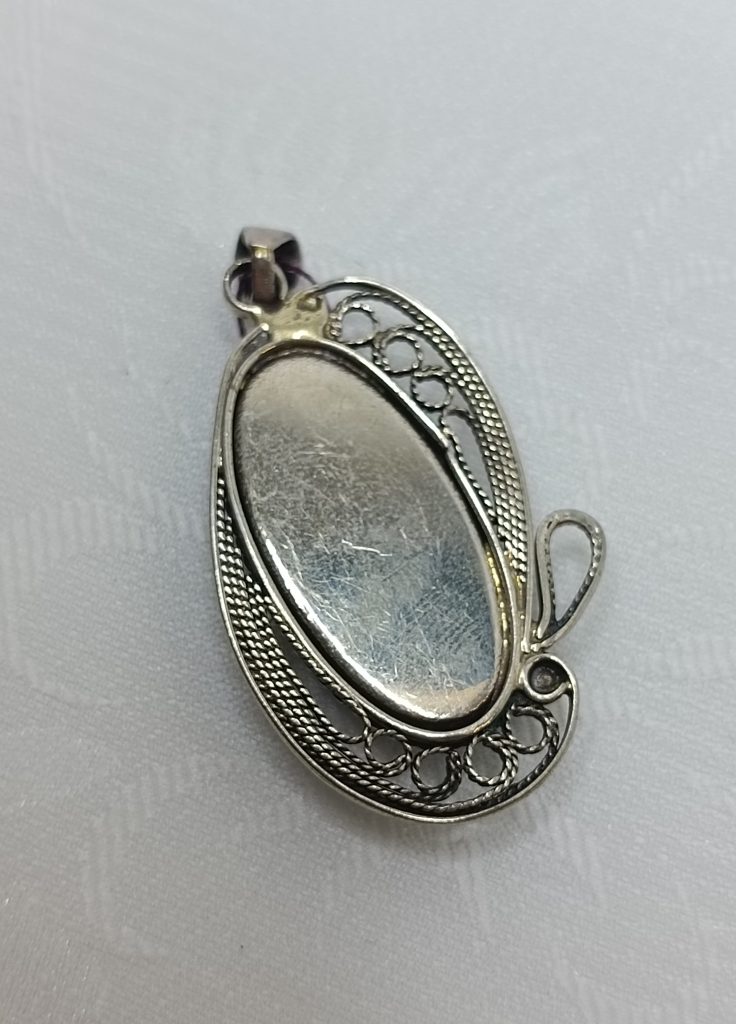 Подвеска, скань, финифть, мельхиор, СССР, 1970 1990гг