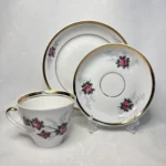 Кофейная тройка "Марианна", фарфор, Рижский ФФЗ, СССР