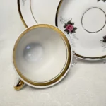 Кофейная тройка "Марианна", фарфор, Рижский ФФЗ, СССР