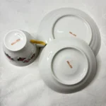 Кофейная тройка "Марианна", фарфор, Рижский ФФЗ, СССР