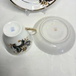 Кофейная тройка "Марианна", фарфор, Рижский ФФЗ, СССР