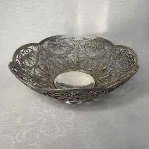 Конфетница, мельхиор, Мстерский ювелир, СССР