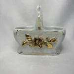 Корзинка конфетница, люстр, золочение, Германия