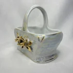 Корзинка конфетница, люстр, золочение, Германия