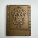 Настольная медаль "Осада Дюнкерка", бронза, 1973г