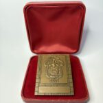 Настольная медаль "Осада Дюнкерка", бронза, 1973г