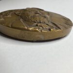 Настольная медаль "125 лет со дня рождения К.А.Коровина", томпак, медальер А.А.Леонова, Ленинградский монетный двор (ЛМД), СССР, 1989г.