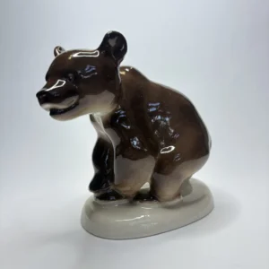 Статуэтка "Медвежонок присевший", ЛФЗ, 1970 1991гг