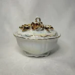 Сахарница, люстр, золочение, Германия