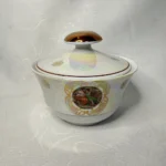 Сахарница "Мадонна", фарфор, деколь, люстр, золочение, jlmenau, Германия (ГДР), 1973 1977 гг.