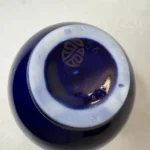 Ваза, крытьё кобальтом, золочение, завод "Возрождение"