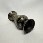 Ваза в восточном стиле, с растительным декором и павлинами, латунь, гравировка, Индия, 1970 1990 гг