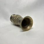 Ваза в восточном стиле, с растительным декором и павлинами, латунь, гравировка, Индия, 1970 1990 гг