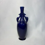 Ваза с рыбами, крытьё кобальтом, золочение, завод "Возрождение"