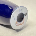 Ваза с рыбами, крытьё кобальтом, золочение, завод "Возрождение"