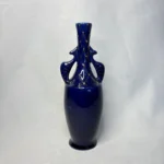 Ваза с рыбами, крытьё кобальтом, золочение, завод "Возрождение"