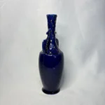 Ваза с рыбами, крытьё кобальтом, золочение, завод "Возрождение"