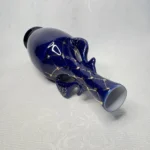 Ваза с рыбами, крытьё кобальтом, золочение, завод "Возрождение"