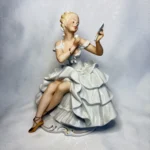 Статуэтка "Балерина с зеркалом", wallendorf, Германия