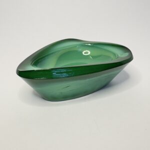 Бижутерница, малахитовое стекло, Богемия, Чехословакия