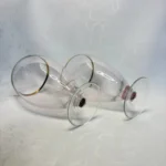 Набор из 2 х бокалов, стекло, золочение, Чехословакия