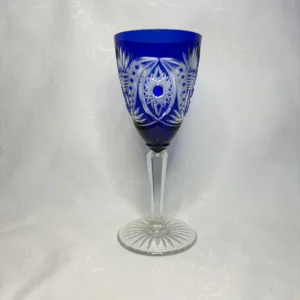 Бокал для вина, цветной хрусталь, СССР