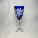 Бокал для вина, цветной хрусталь, СССР