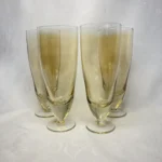 Бокалы для шампанского, цветное стекло, СССР