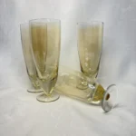 Бокалы для шампанского, цветное стекло, СССР