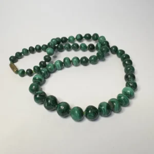 Бусы винтажные, малахит, бисер, СССР