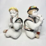 Статуэтка "Гуцульские дети", Барановский ФЗ, СССР