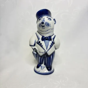 Статуэтка "Крыса Джентельмен", Гжель, Россия